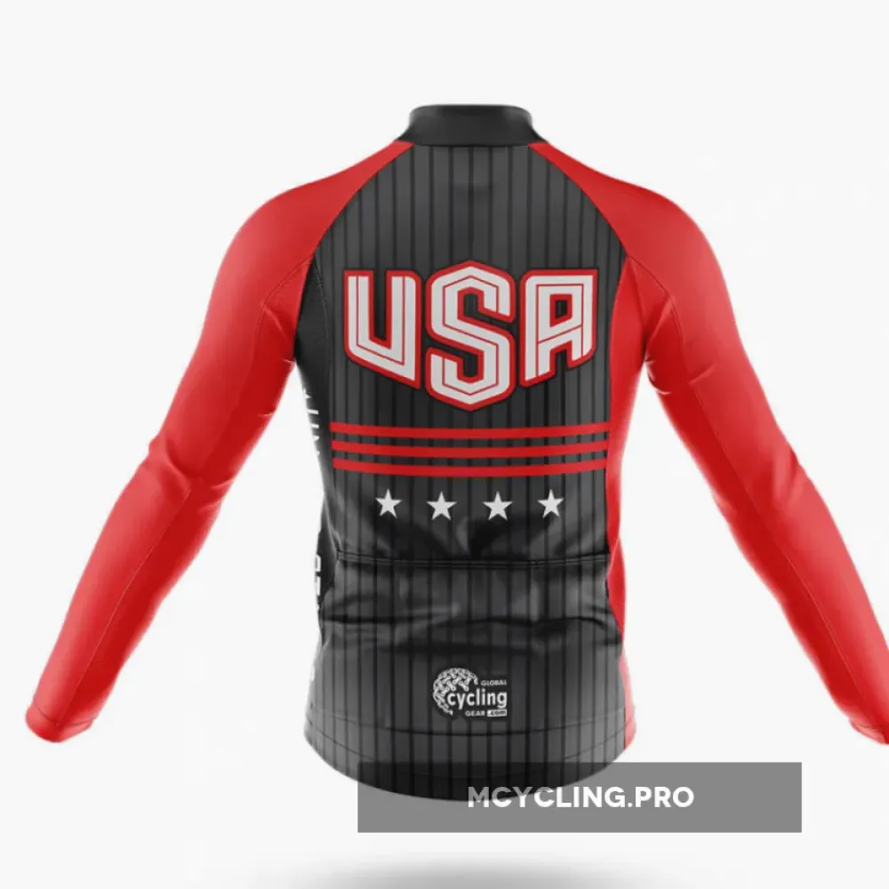 USA Stars Cycling Kit Full Set