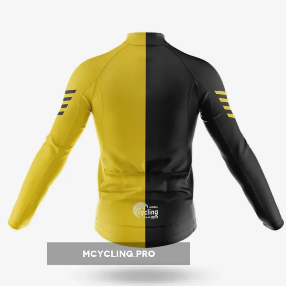 Yellow Black Cycling Jersey