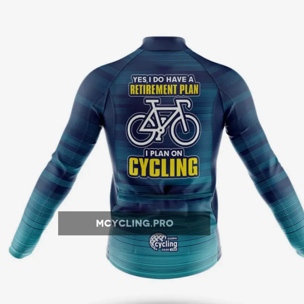 Retirement Plan V11 Long Sleeve Cycling Jersey