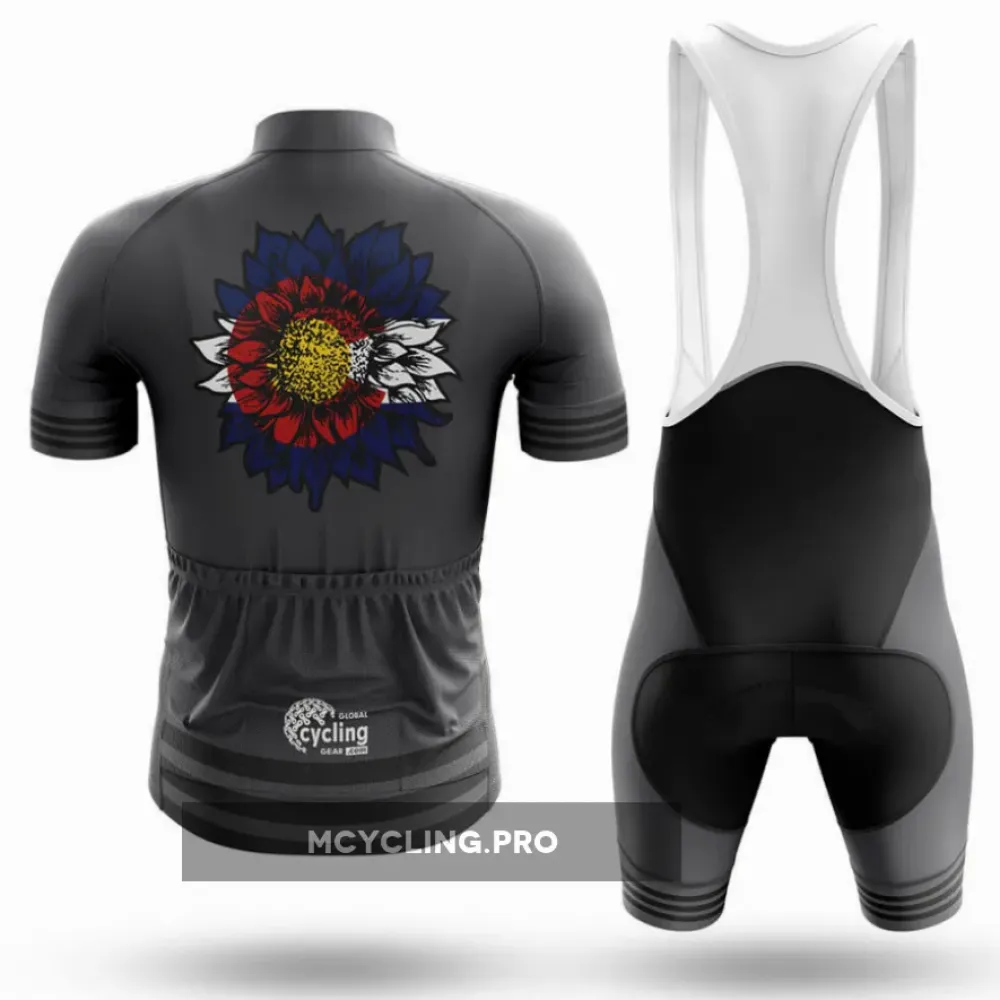 Colorado Sunflower - Grey Cycling Kit Full Set
