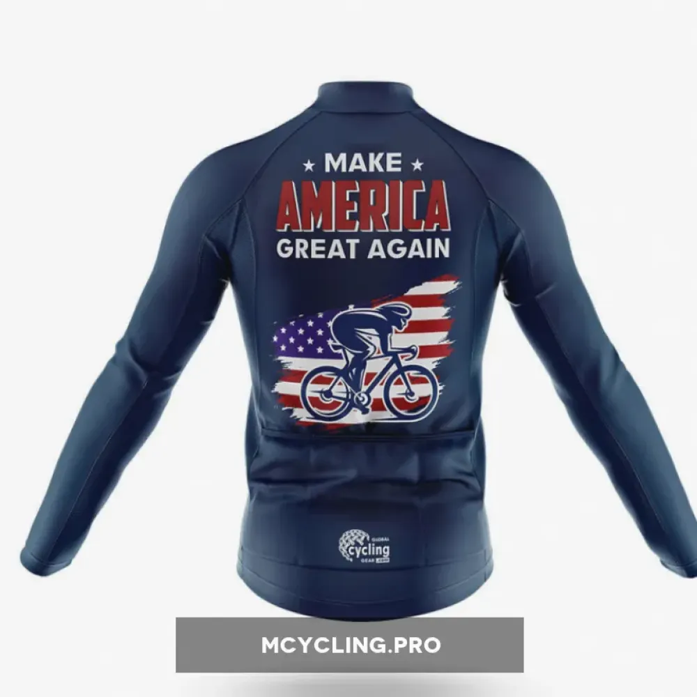 Make America Great Again Long Sleeve Cycling Jersey