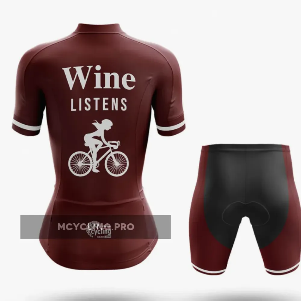 Wine Listens - Women's Cycling Kit Full Set