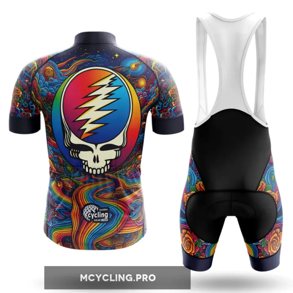Grateful Dead Cycling Jersey- Bibs Only / Ver.3