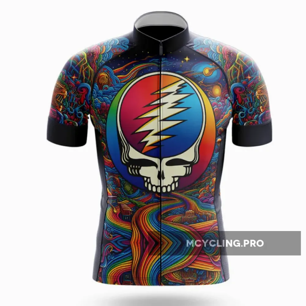 Grateful Dead Cycling Jersey- Bibs Only / Ver.3