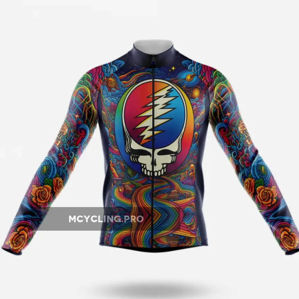 Grateful Dead Cycling Jersey- Bibs Only / Ver.3