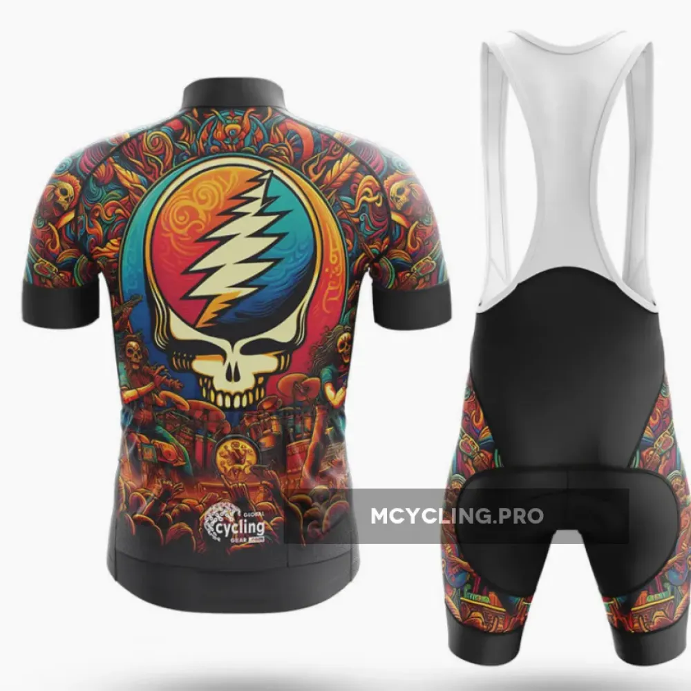 Grateful Dead Cycling Jersey- Bibs Only / Ver.2