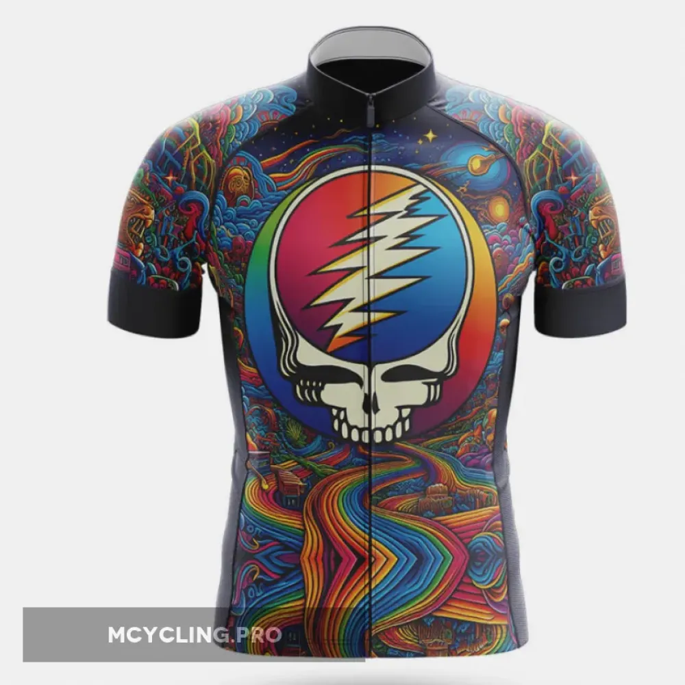 Grateful Dead Cycling Jersey- Long Sleeve Jersey / Ver.3