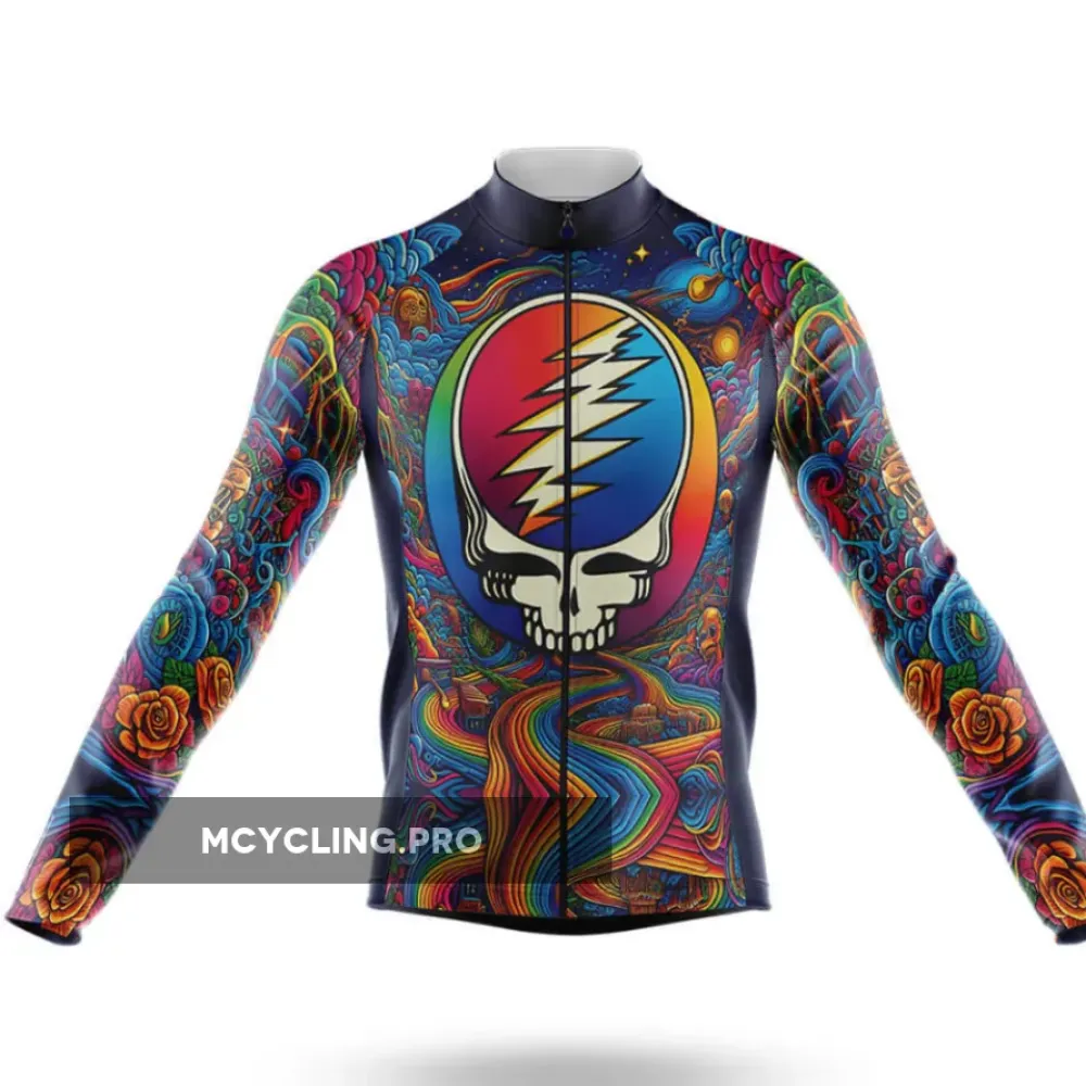 Grateful Dead Cycling Jersey- Long Sleeve Jersey / Ver.3