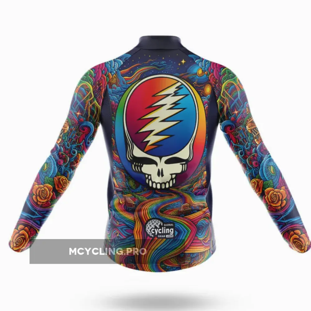 Grateful Dead Cycling Jersey- Long Sleeve Jersey / Ver.3