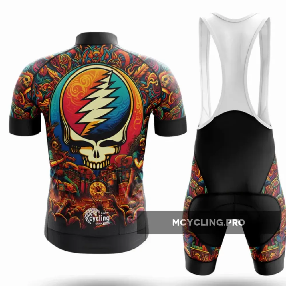 Grateful Dead Cycling Jersey- Long Sleeve Jersey / Ver.2