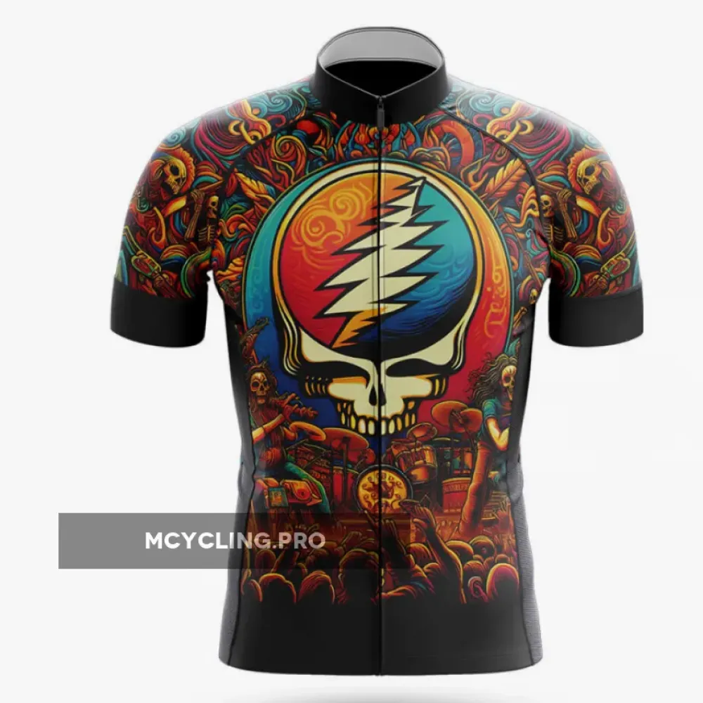 Grateful Dead Cycling Jersey- Long Sleeve Jersey / Ver.2