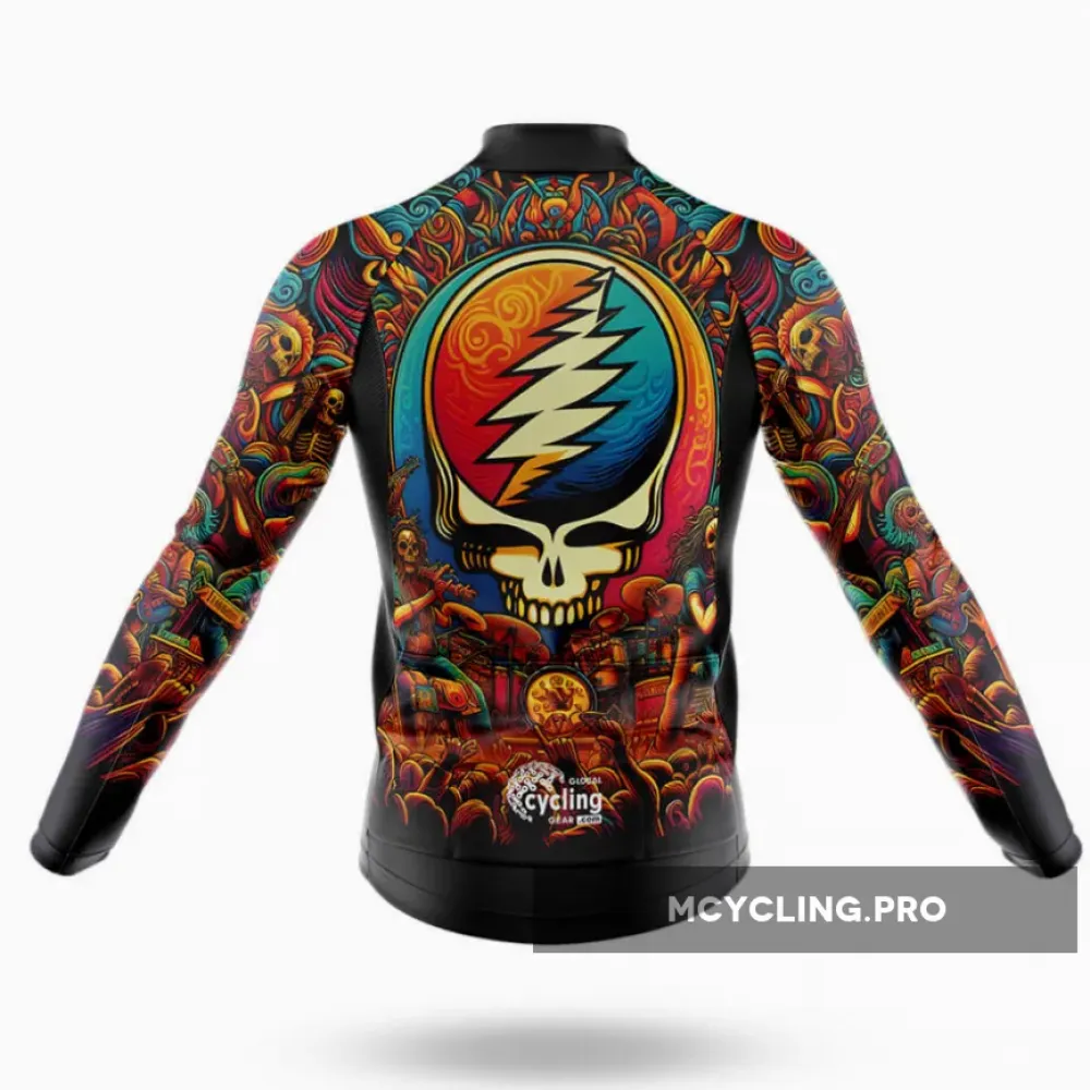 Grateful Dead Cycling Jersey- Long Sleeve Jersey / Ver.2