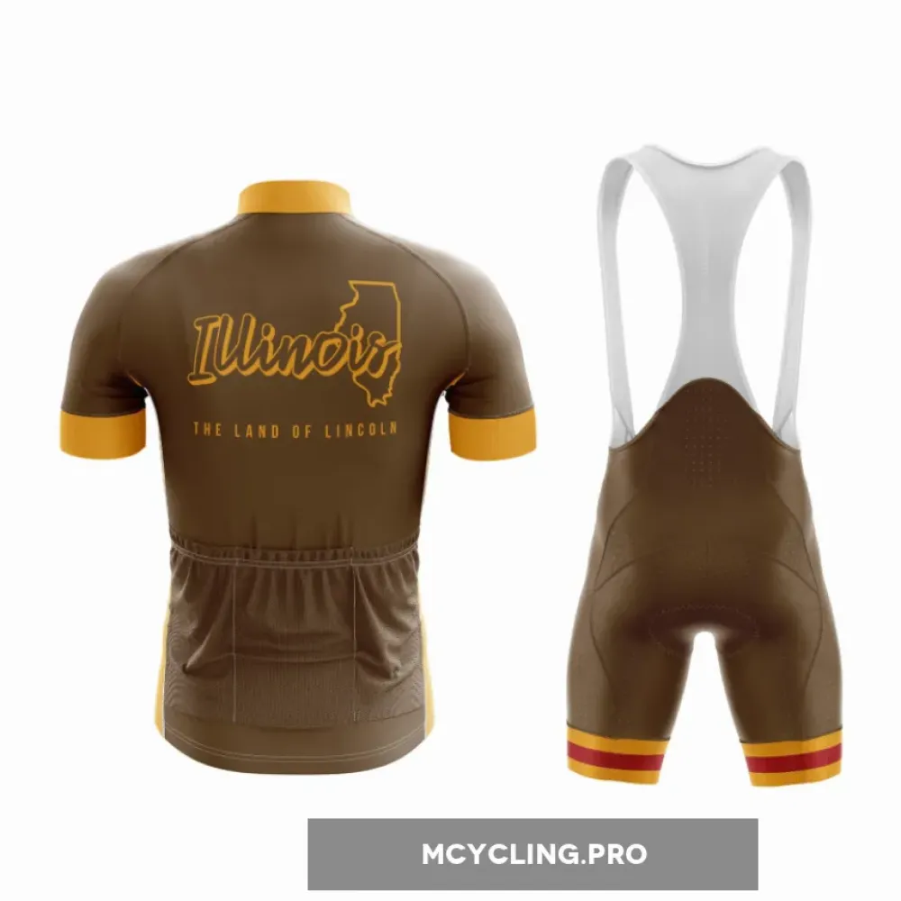 Golden Illinois State Cycling Kit Commercial