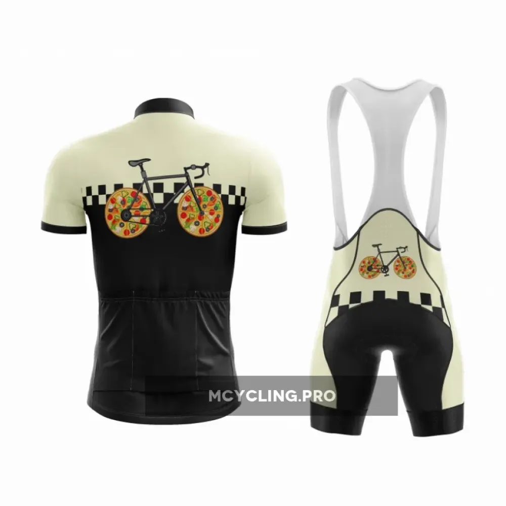 Yellow/Yellow Pizza Bike Cycling Kit