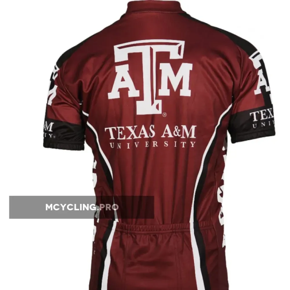 Texas A&M Cycling Jersey Adrenaline Maroon/Black/White