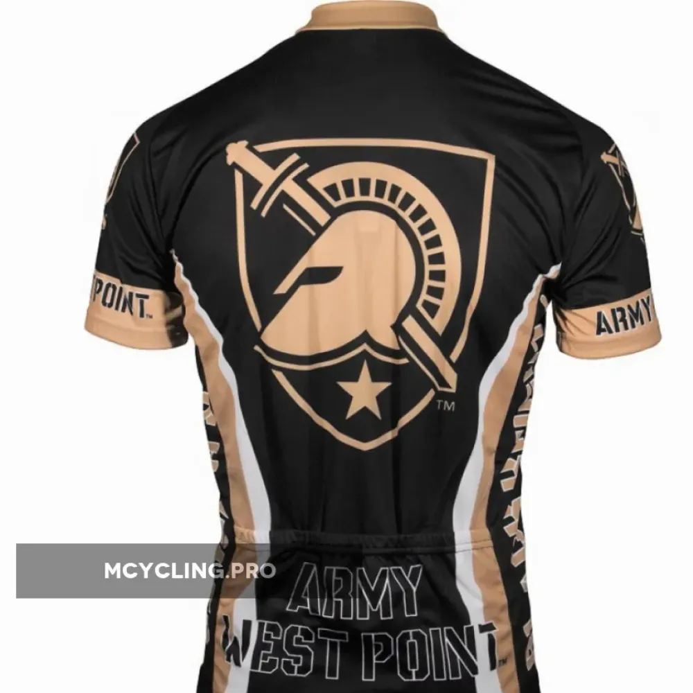 Army West Point Cycling Jersey Military Black/Gold/White
